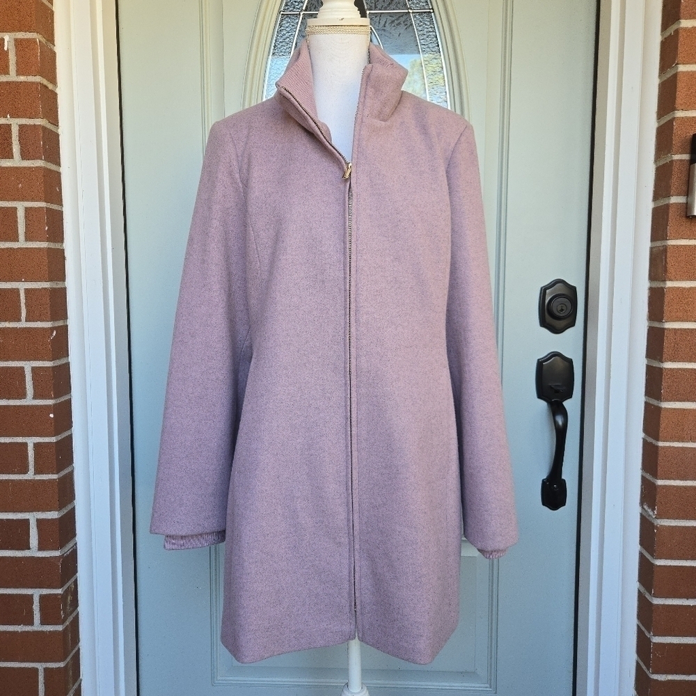 INTL Details Pale Pink Purple Coat